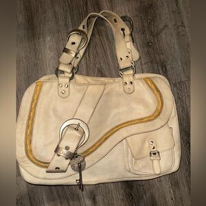 Vintage Dior Gaucho leather bag